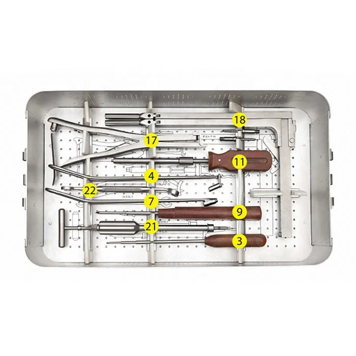 

Excellent Quality Orthopedic Surgical Instruments Anterior Thoracic & Thoracolumbar Plate System Instrument Set Surgery Spine