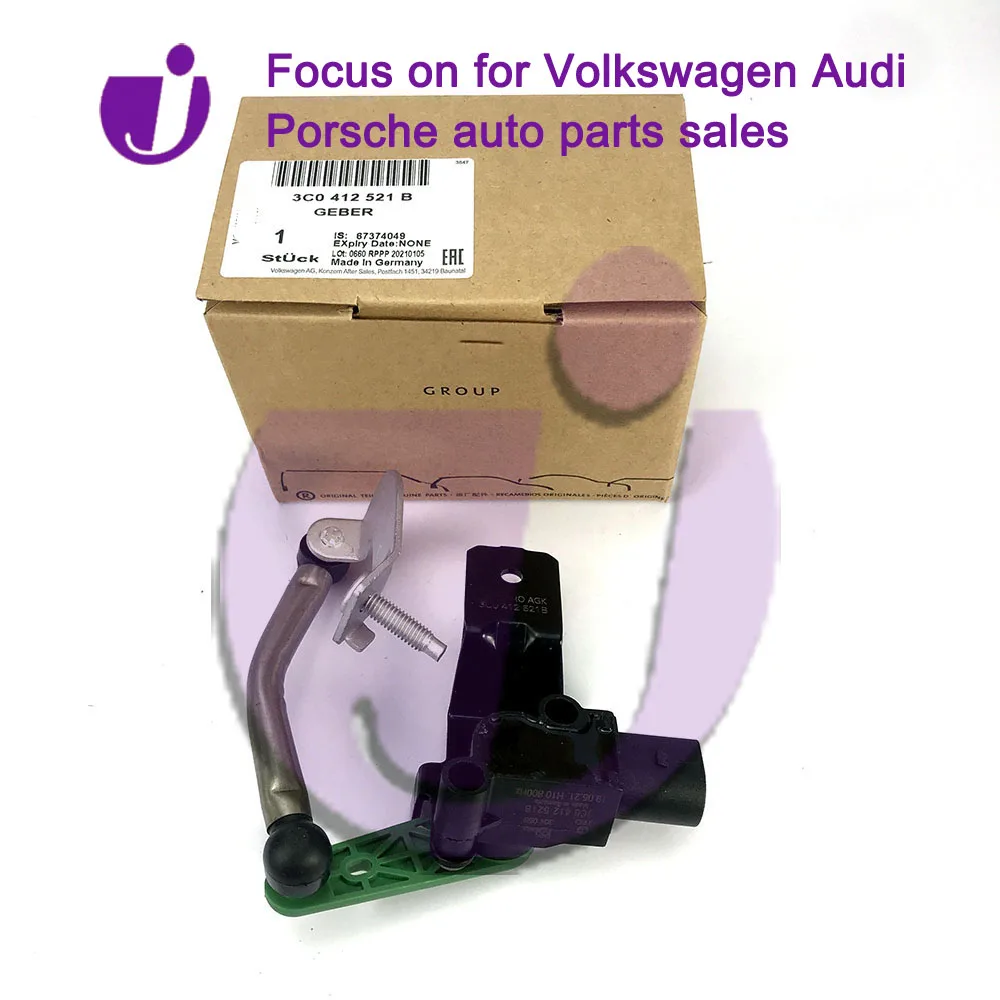 Датчик уровня передней левой/правой автомобильной фары 3C0412521B для VW CC Eos Golf Passat Tiguan