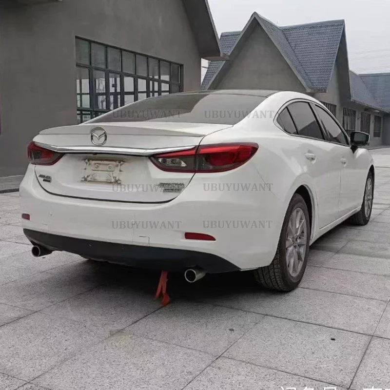 Для Mazda 6 спойлер Atenza 2014 2015 2016 2017 2018 2019 2020 ABS материал с узором из углеродного