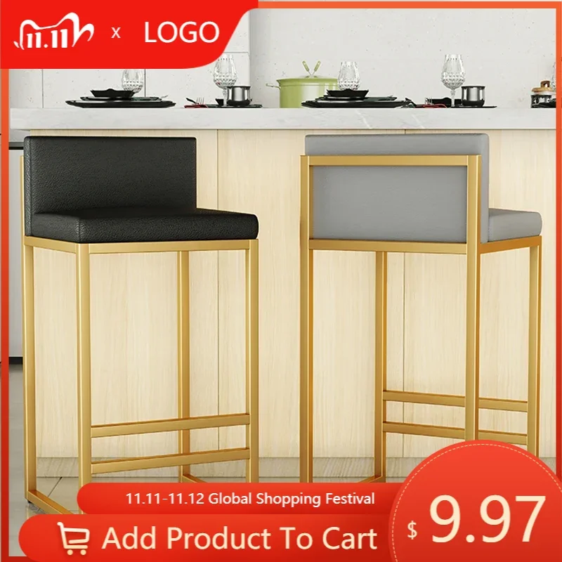 

Kitchen ReceptionBar Stools Counter Bar High Modern Luxury Office Chair Accent Designer Chaise Lounges Dinning Furniture QAWS