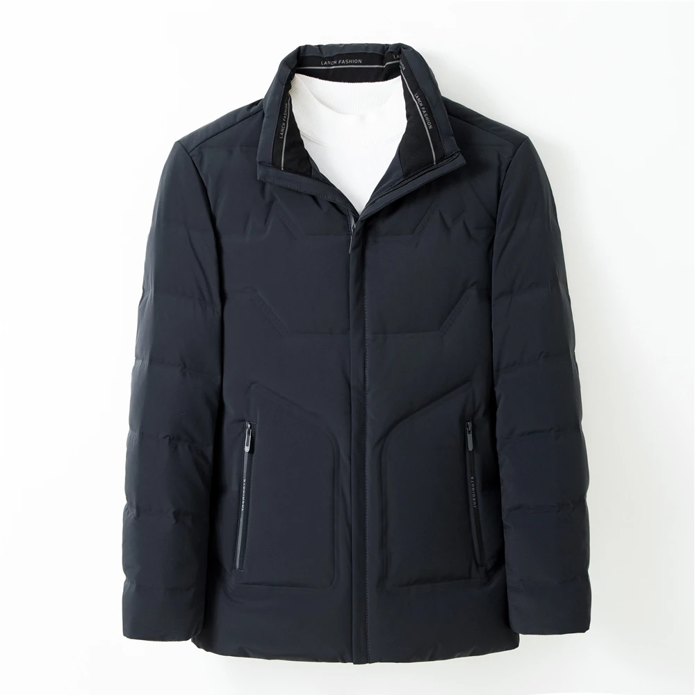 COODRONY Brand Winter Duck Down Jacket Men Clothing New Arrival Business Casual Coat Zipper Stand Collar Parka Windbreaker Z8161