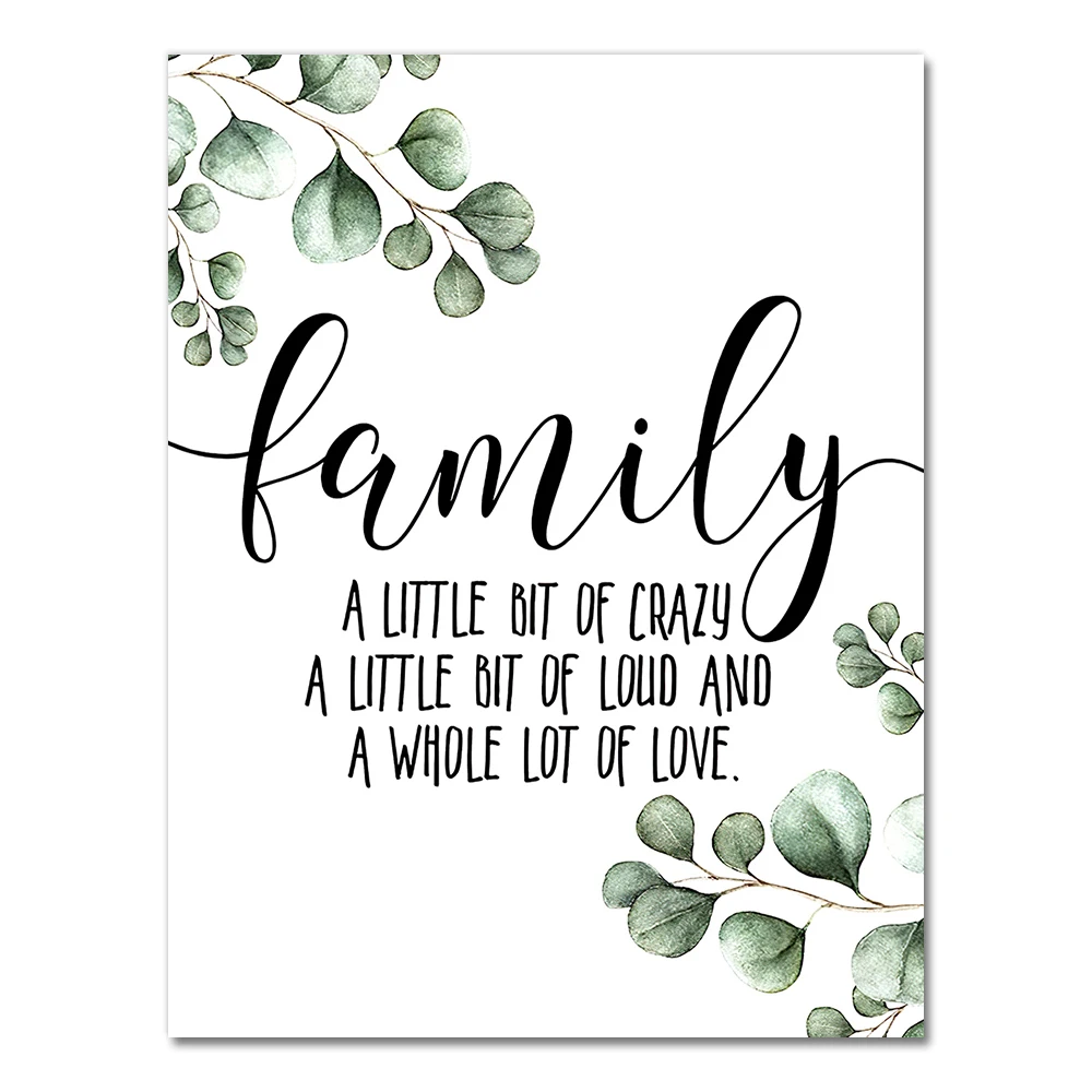 

Настенная живопись AliPaint "Семейная простая картина"