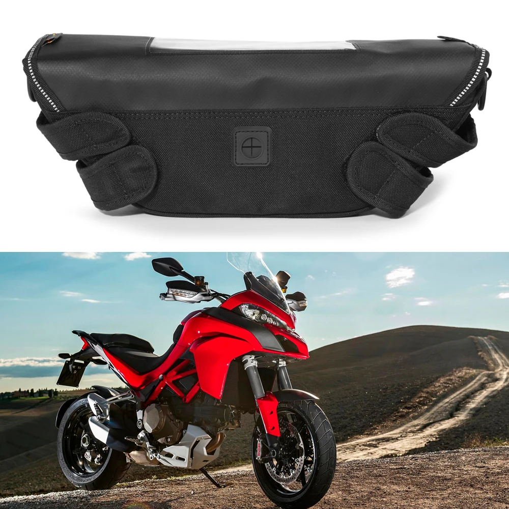 

Водонепроницаемая мотоциклетная сумка для хранения на передний руль для Ducati Multistrada 1200 950 1260 Hypermotard 950 Monster 797 821