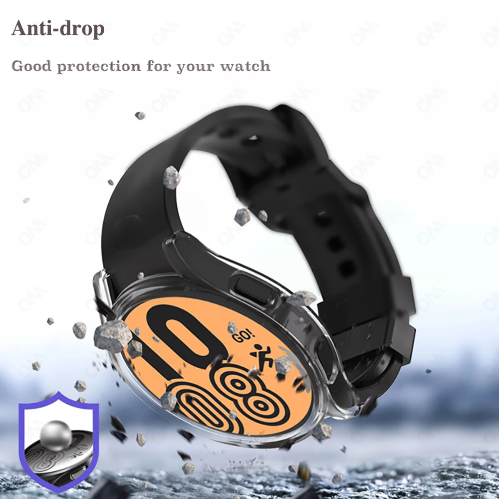 Защитный чехол для Samsung Galaxy Watch 5 4 40 мм 44 Pro классический 42 46 жесткий выдолбленный