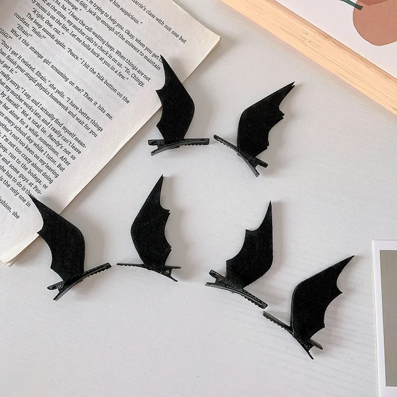 

Hair Accessories 1 Pair Halloween Hair Clips Spider Pair Barrettes Punk Style Hairpins Cosplay Party Dress-up Costume Hair Clip