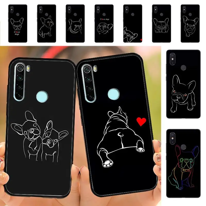 

French Bulldog Phone Case for Redmi Note 8 7 9 4 6 pro max T X 5A 3 10 lite pro