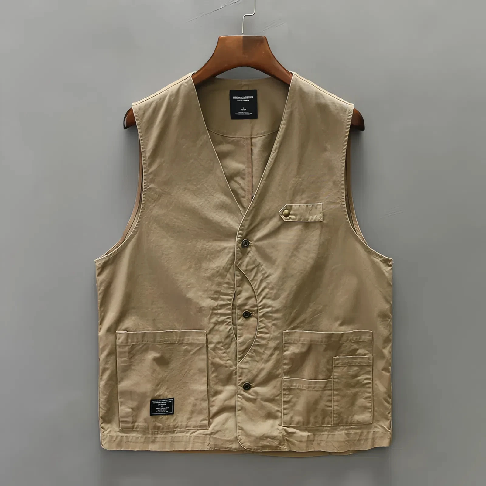 100% bawełna bez rękawów amerykańska kamizelka cargo jesienna sportowa