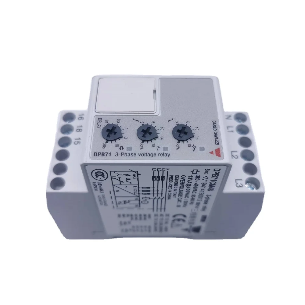 3-фазное реле carlo gavazzi, реле контроля DPB71CM48