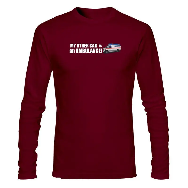 

Man Clothing New MY OTHER CAR IS AN AMBULANCE - Transport Emergency Fun Themed Womens T-Shirt
