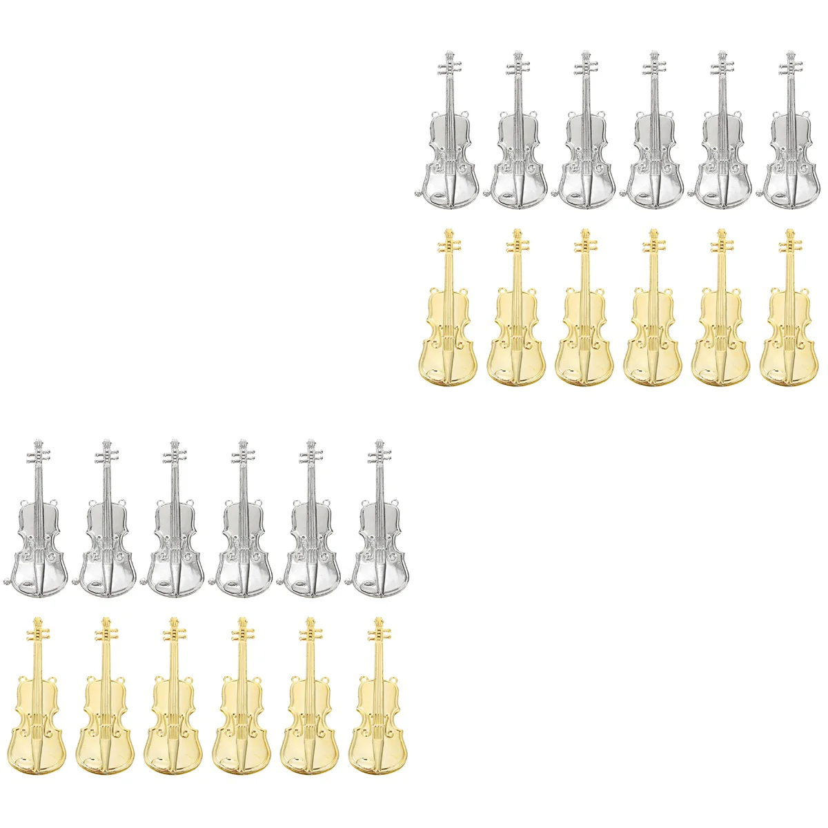 

Violin Christmas Instrument Mini Trumpet Ornaments Toy Miniature Decor Tree Ornamentinstruments Pendant Things Musical