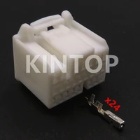 1 set 24 pins car plastic housing unsealed socket with terminal 1 series automobile adapter auto accessories