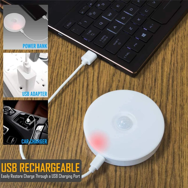 Светодиодная лампа с датчиком движения светильник беспроводной