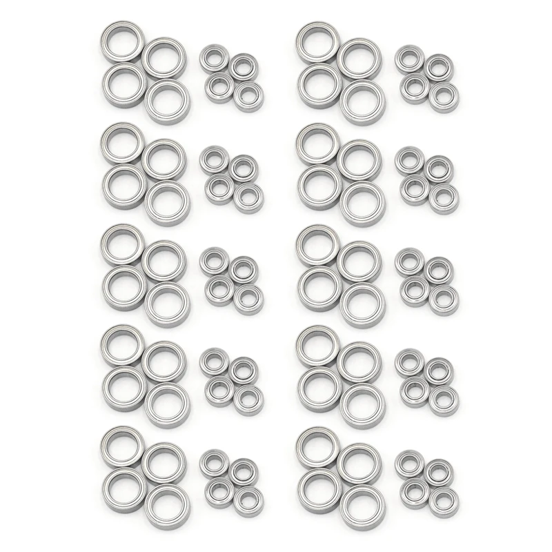 

80Pcs Ball Bearings 4X8x3mm 8X12X3.5Mm For HSP Himoto E18 Wltoys 1/18 RC Car Spare Parts A949 A959 A969 A979 A959-B