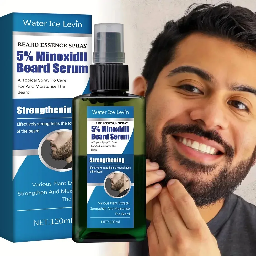 120 млМужское эфирное масло для ухода за бородой с 5% бритья Minoxidil несмываемый