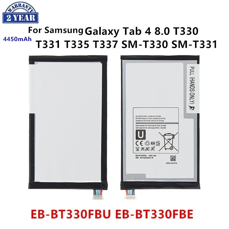 Совершенно новый аккумулятор для планшетов Samsung Galaxy Tab 4 4450 T330 T331 T335