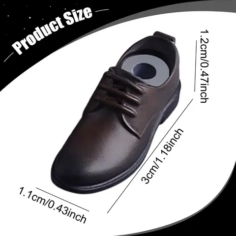 Мужские кукольные туфли Perfeclan 1:12