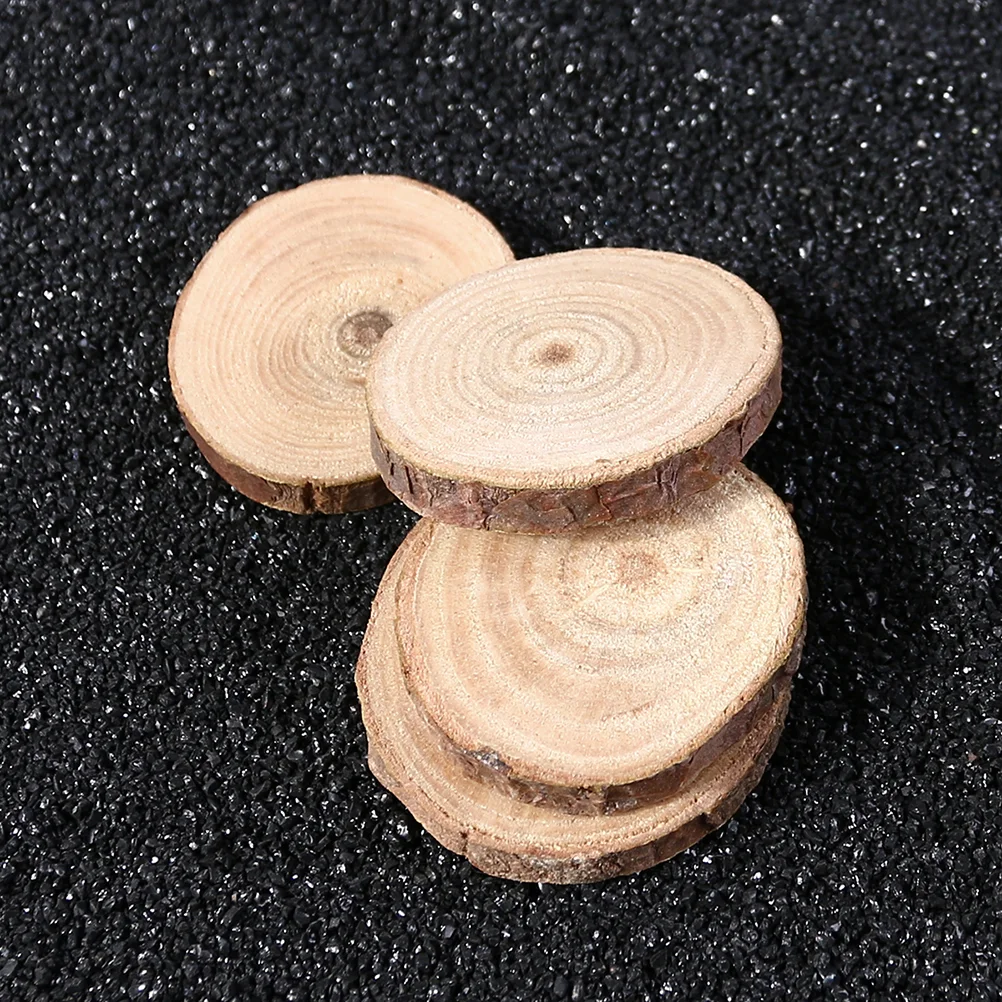 

Wood Slices Tree Wooden Unfinished Rounds Log Shapes Round Natural Slice Slabs Pieces Slab Trunk Craft Circle Ornaments Props