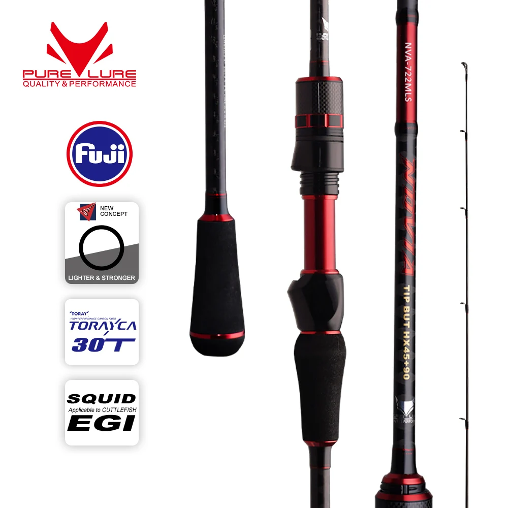 PURELURE NOVIA Стержень для кальмара Surf Casting Наживка Деревянный стержень EGI Джиг