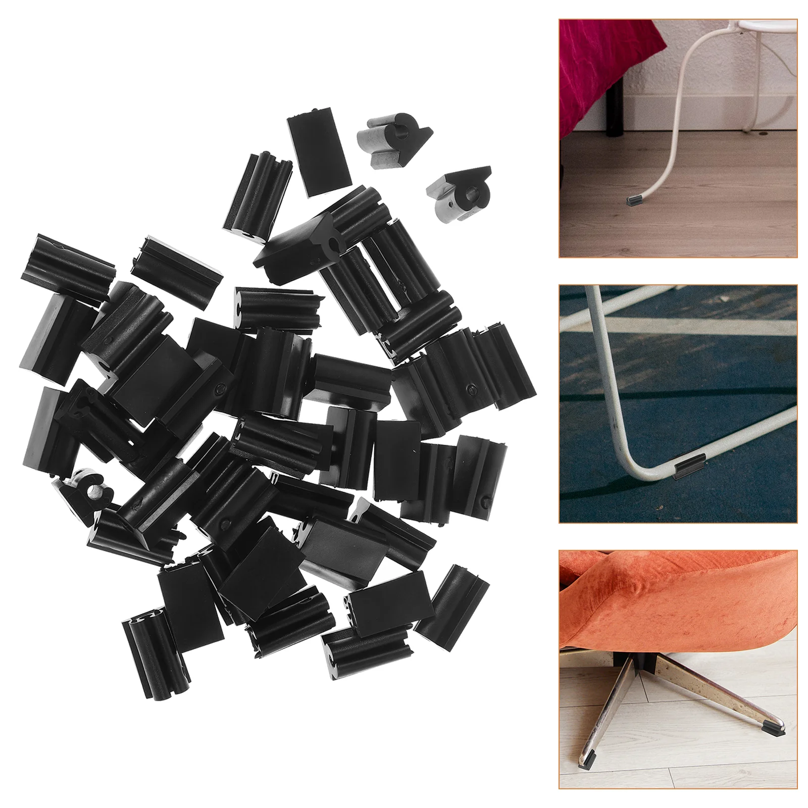 

Колпачки для ножек стула защита для пола из твердой древесины черные мебельные стулья