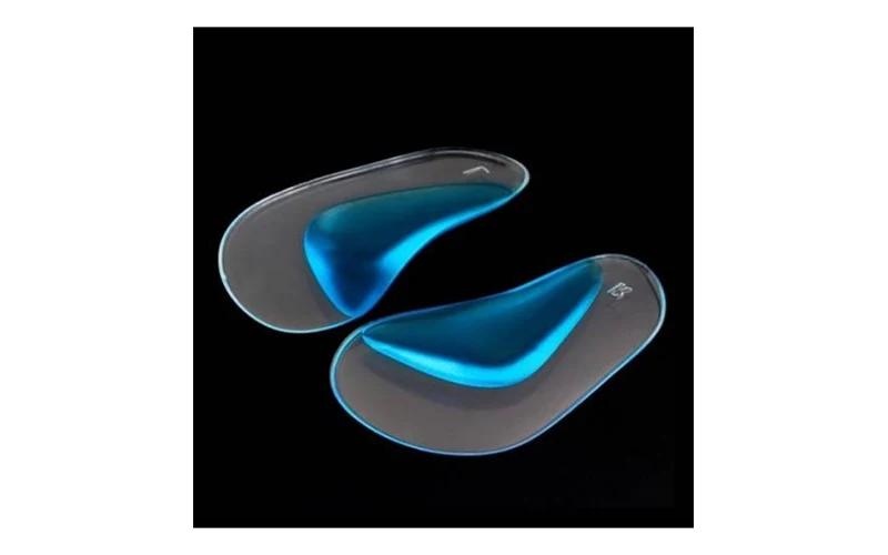 

Silicone foot insoles anti-pressure blue ergonomic design practical products
