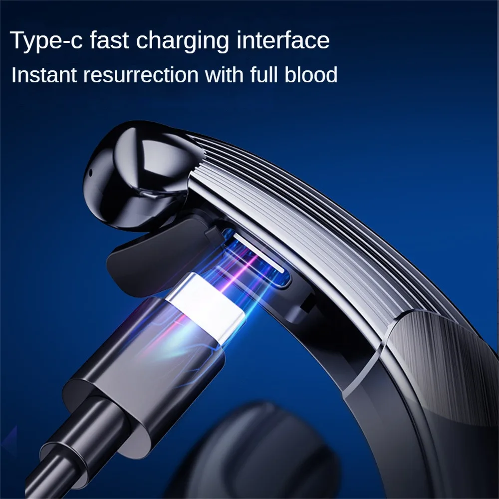 

Small And Lightweight Touch Control Headset About 15g Earphone Waterproof Headset Intelligent Digital Display 300mah