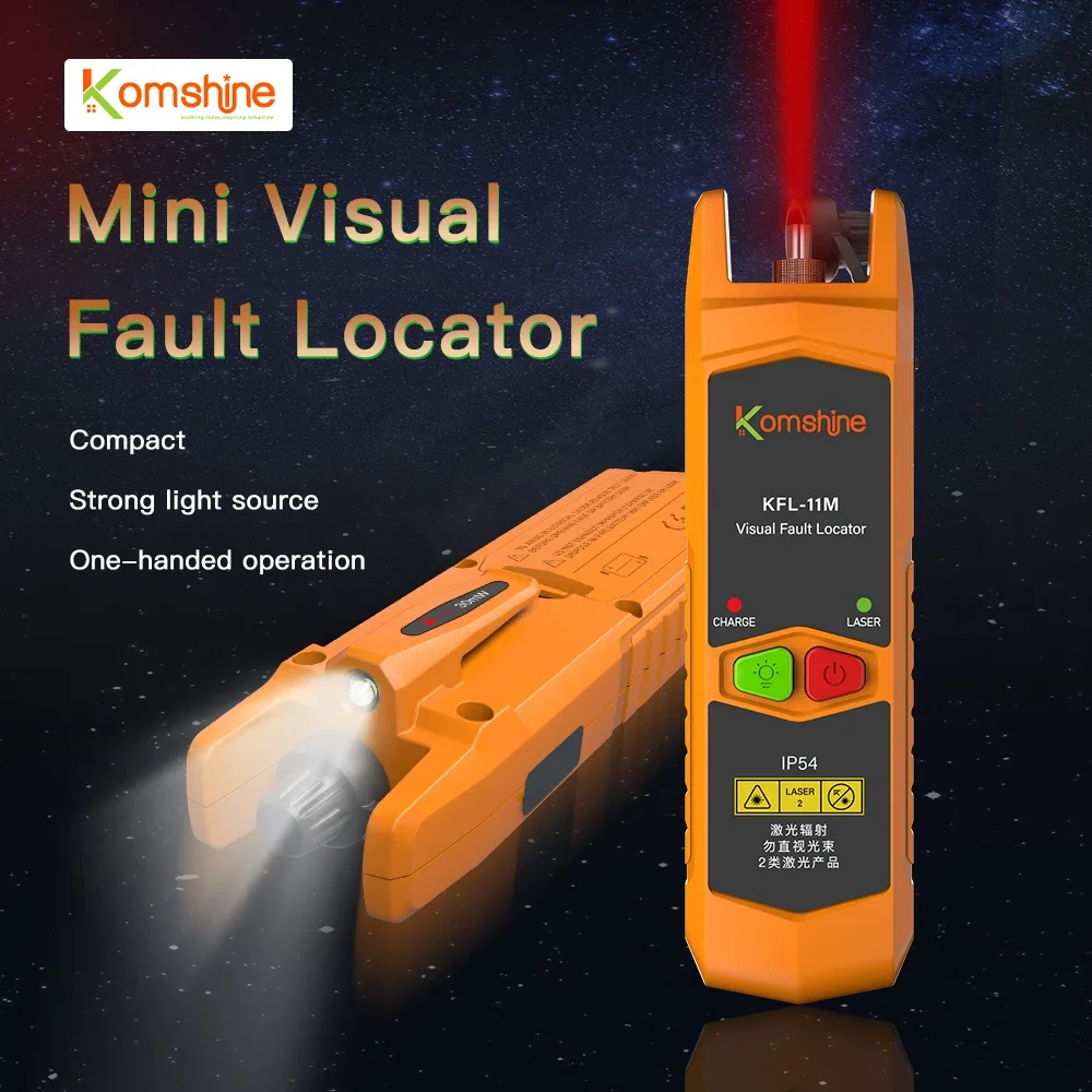 Инструмент для зачистки оптоволокна Komshine-FTTH KFH-12E и KFH-63D OPM VFL тестер