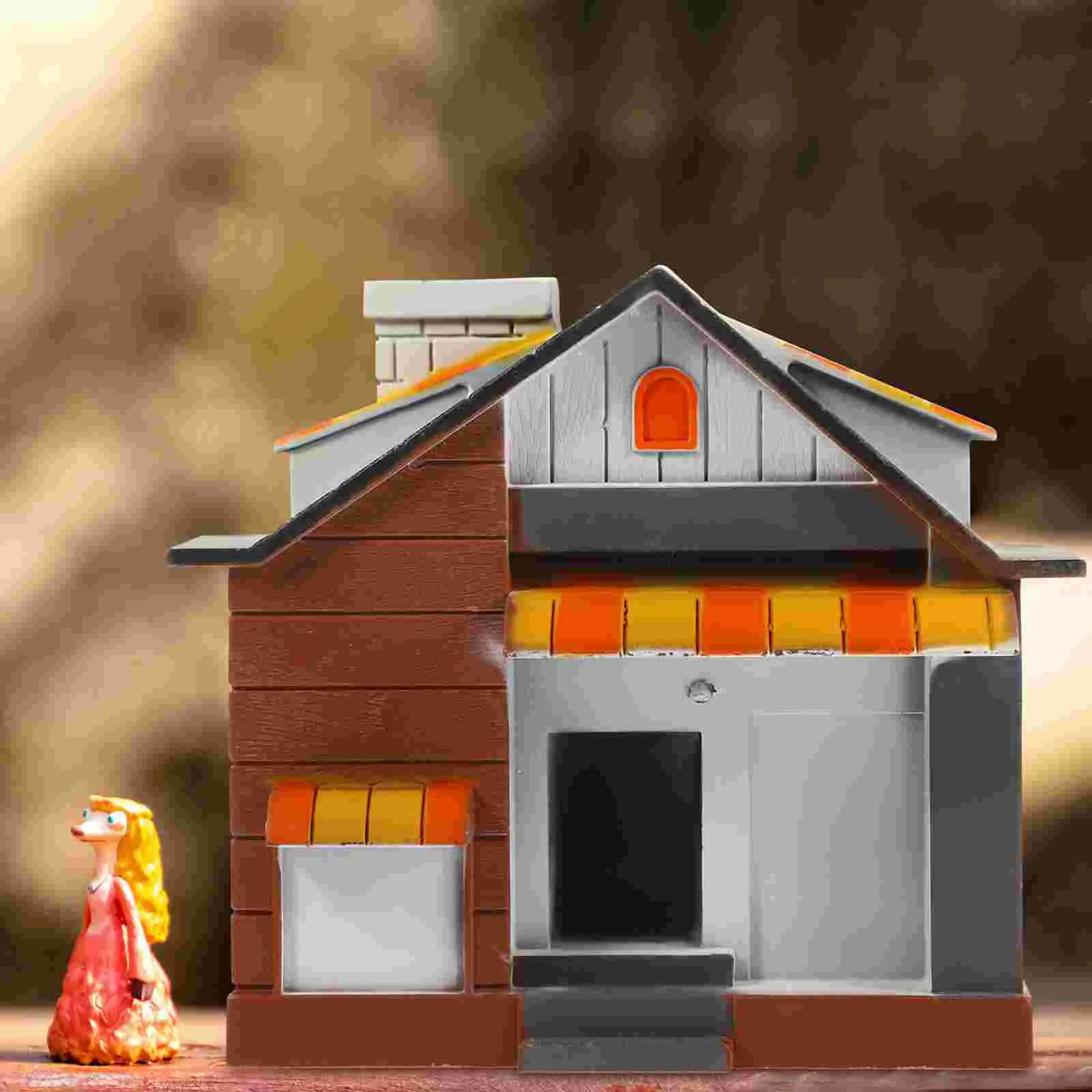 

3Pcs Building Prop Sand Table Micro Landscape Miniature Miniature House Ornament Micro Landscape Ornaments Miniature House Decor