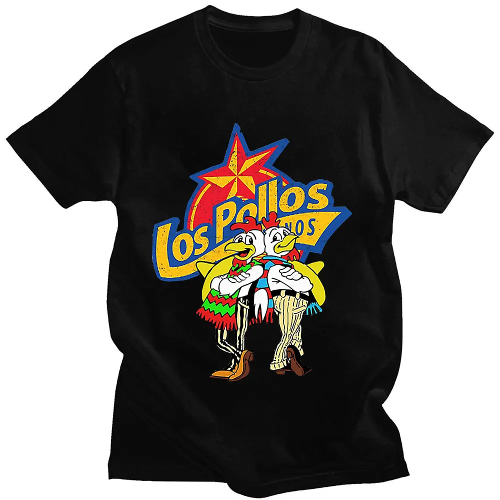 

TV Series Breaking Bad Los Pollos Hermanos T-shirts Funny Chicken Brothers Men's Cotton High Quality T-shirt Streetwear Couples