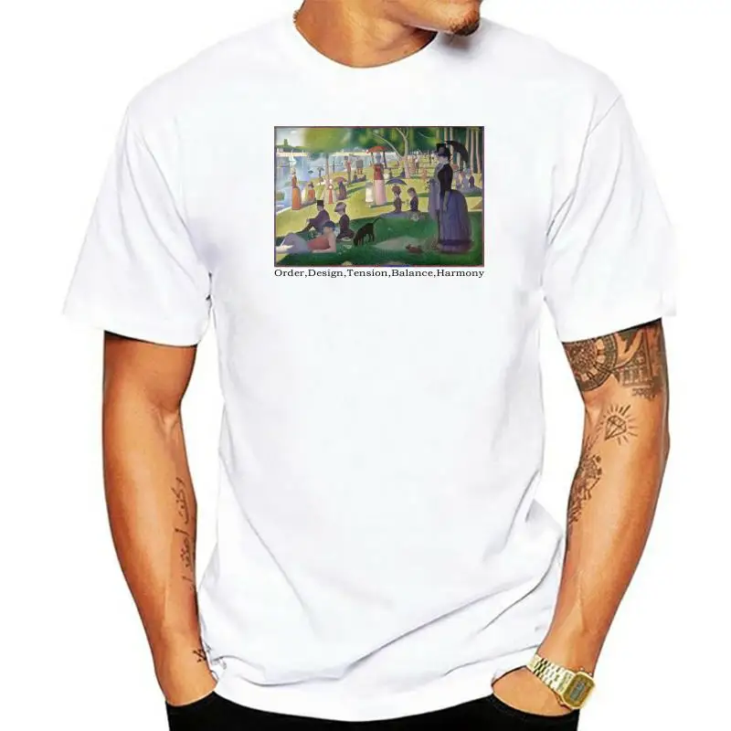 

Sunday In The Park With George T-Shirt. Broadway Theater Premium Cotton Cotton Tee Shirt Custom Print