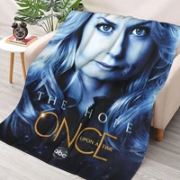 moon light once upon a time anime blanket mat bedspread soft fleece throw sofa warm winter cover for kids adult
