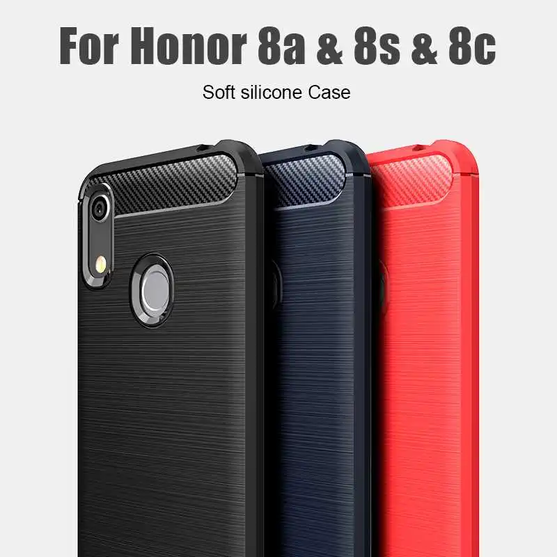 

YouYaeMi Shockproof Soft Case For Huawei Honor 8a 8s 8C Phone Case Cover