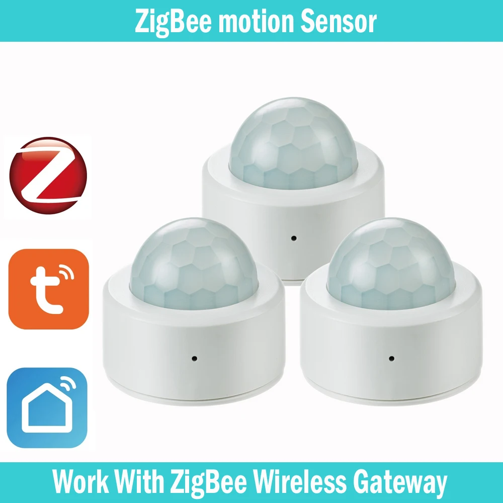 

Инфракрасный датчик движения ZigBee, беспроводной детектор с PIR-датчиком движения, для умного дома, совместим с Alexa