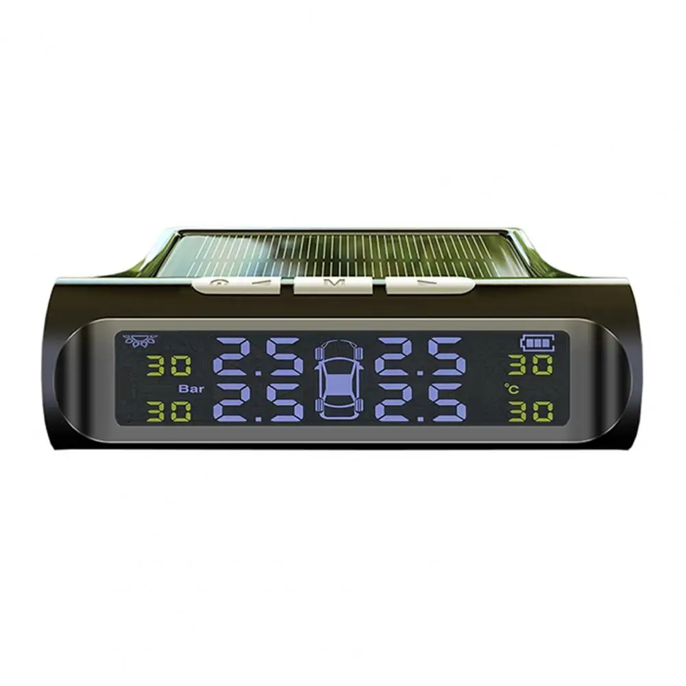 

Reliable Professional Auto Security Alarm Tire Pressure Control System TPMS Tyre Pressure Monitor Compact Solar Power