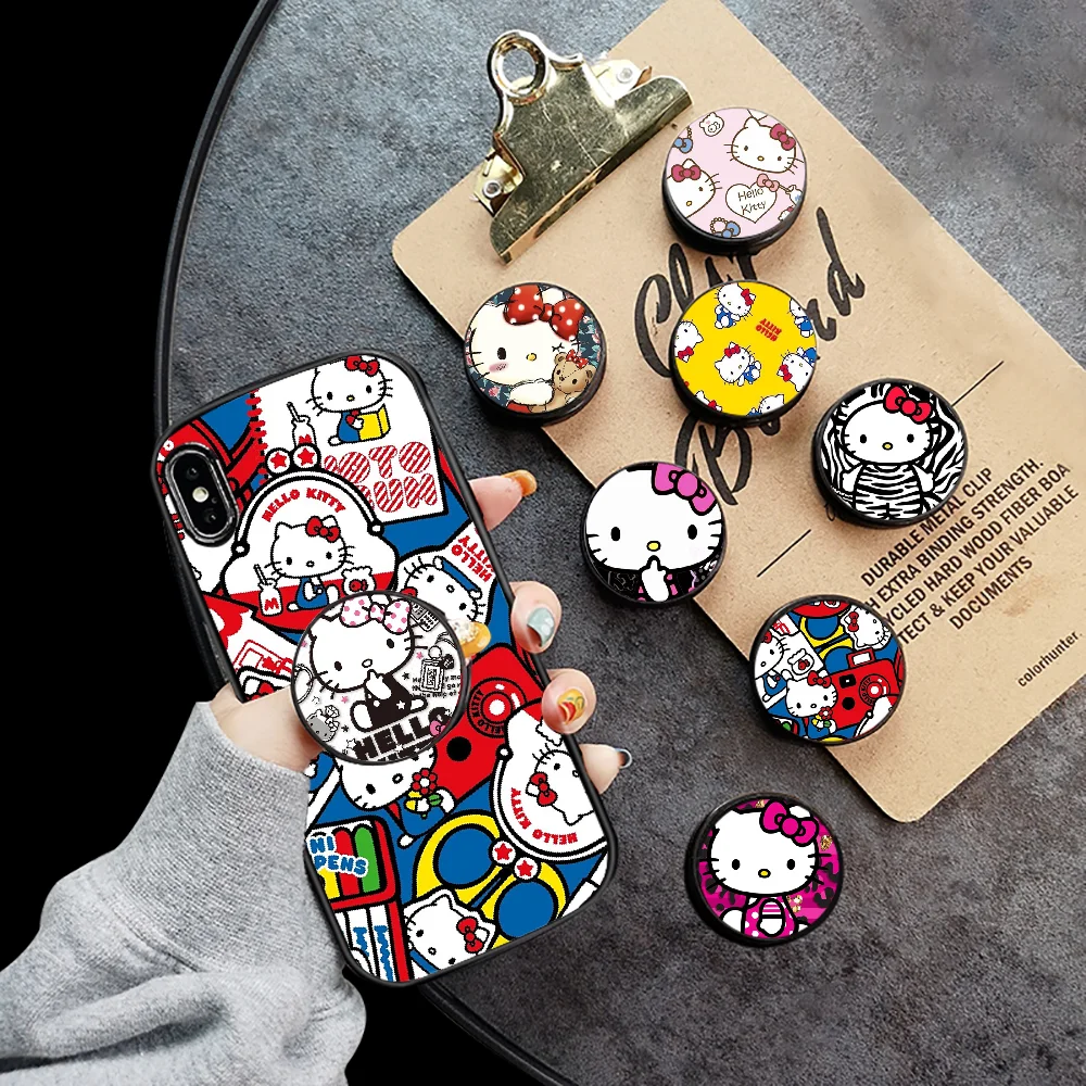 

Складной держатель для телефона Hello Kitty, с рисунком из мультфильма, подставка для мобильного телефона, держатель для iPhone, xiaomi, Samsung, складной д...