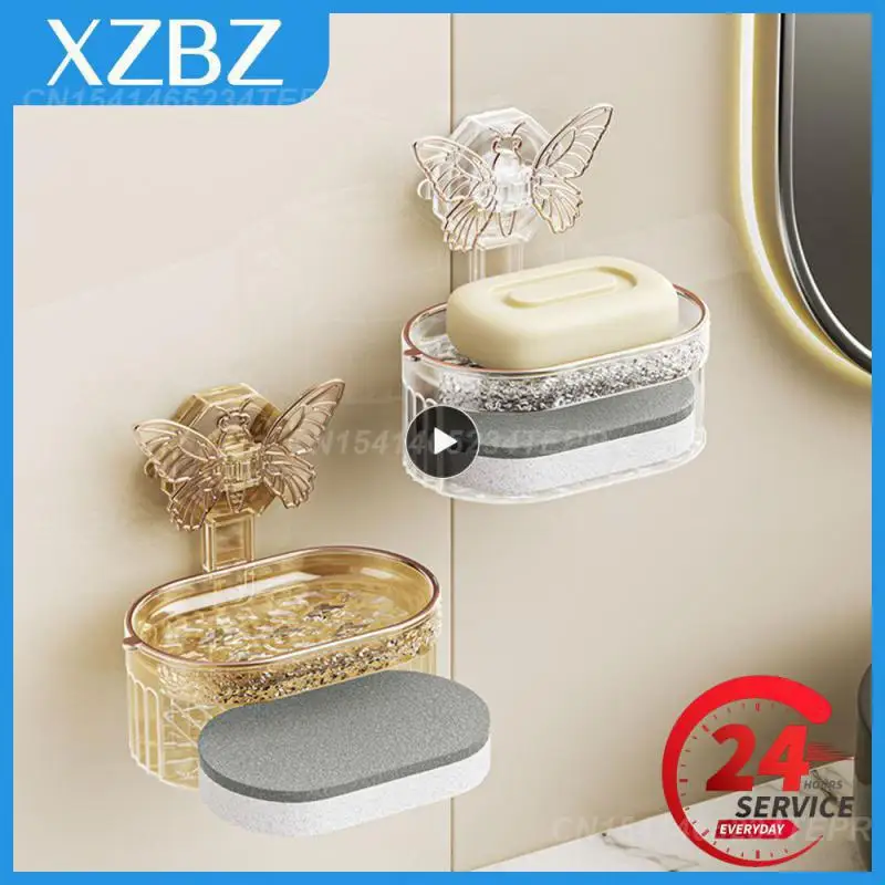 

Прочная и крепкая подставка для мыла с выступающей текстурой, удобная присоска, подставка для мыла, домашняя коробка для хранения мыла