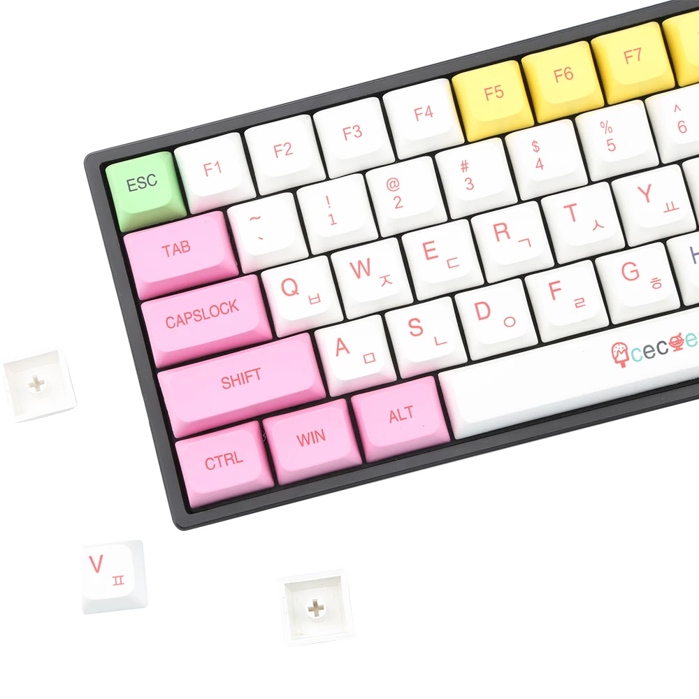 Колпачки Для Клавиш С Профилем PBT XDA 135 Шт. Набор Милых Настраиваемых Чехлов Ключей