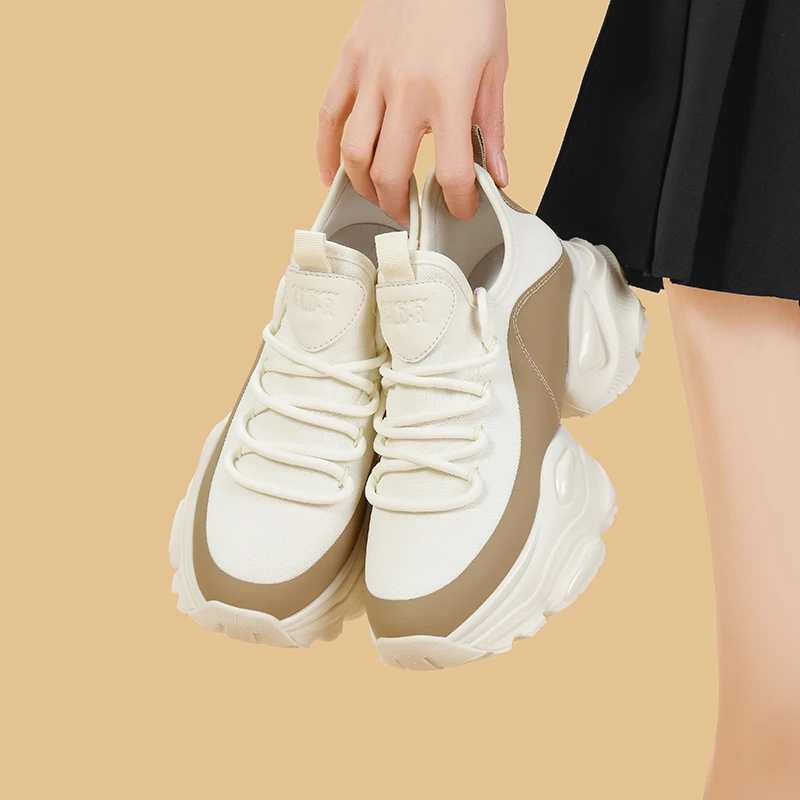 Кроссовки для бега Треккинговая обувь женская на платформе улицы спортивная