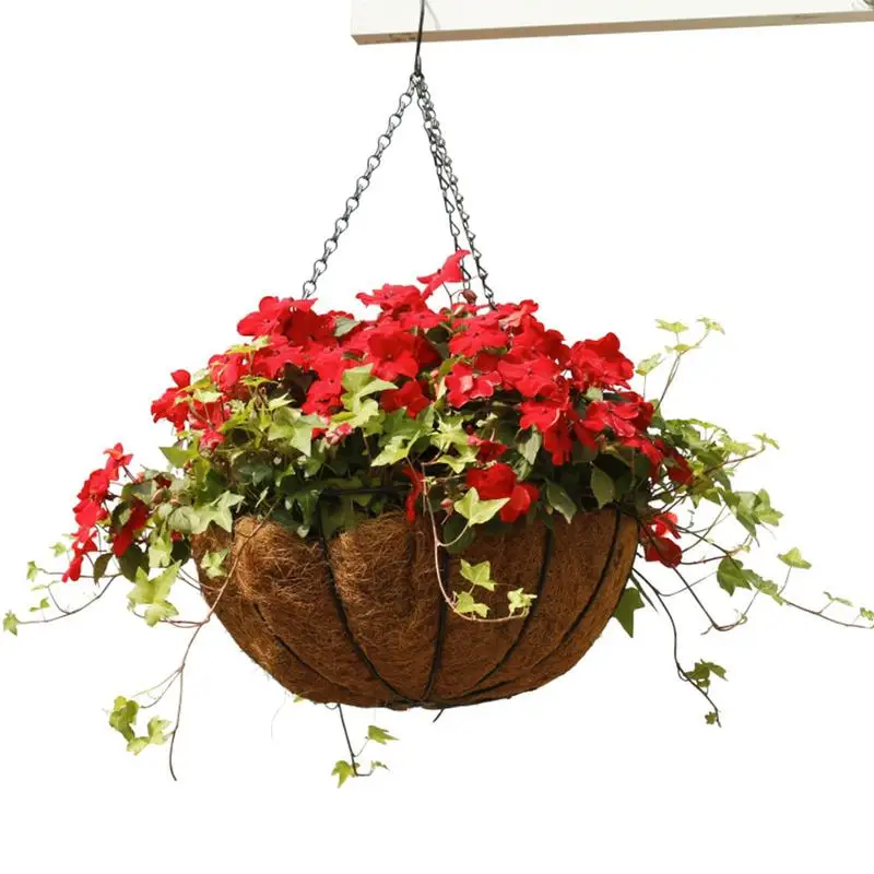 

Круглая фотоподкладка, регулируемый коврик для кокосовой ладони для подвешивания корзины, дома, сада, балкона