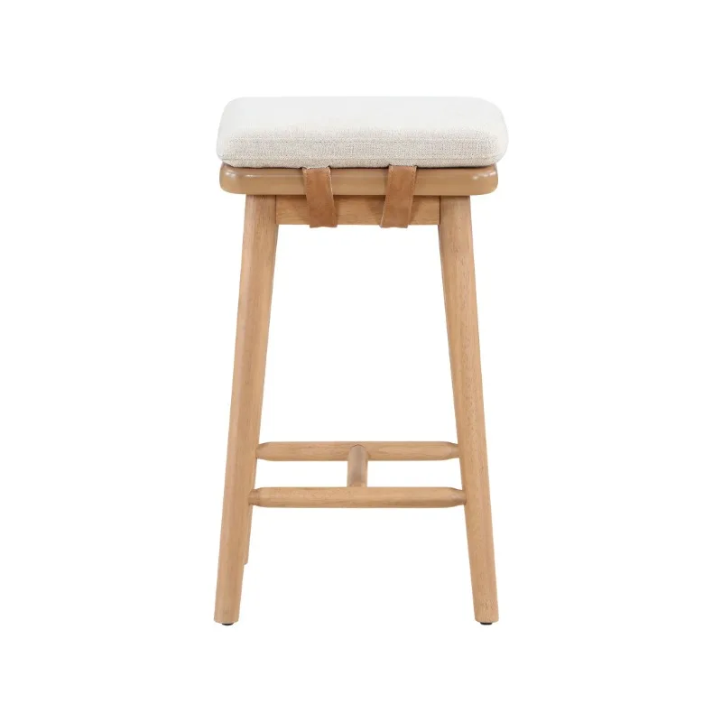 

The Better Homes & Gardens Springwood Backless Counter-height Stools, Set of 2, Natural Finish