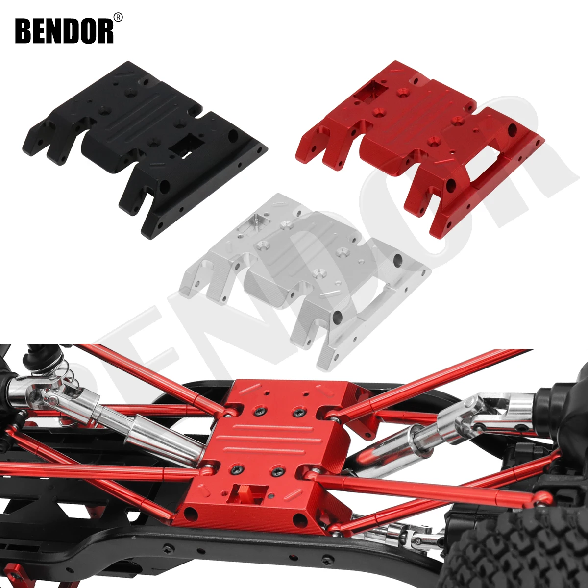 

MN86K MN86KS MN86S Metal Gearbox Transmission Bottom Base Mount Middle Skid Plate for 1/12 MN RC Crawler Car Upgrade Accessories