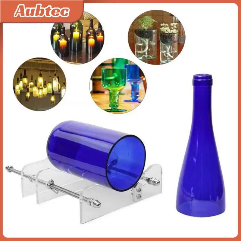 

DIY Glass Bottle Cutter Machine Tools, Bundle Wine Beer Champagne Bottles and Jars Cutting Tool Kit for Home Bar Decoration tool