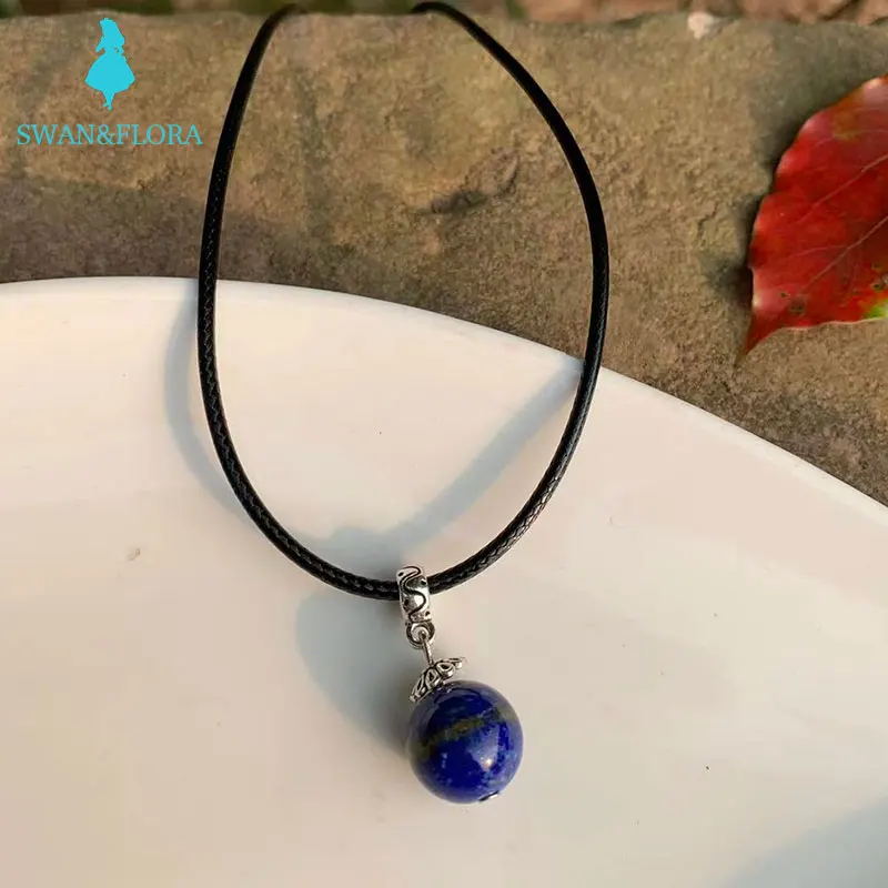 

Genuine Natural LAPIS Pendant Necklace Gemstone Women Healing AAAAA High Quality Jewelry