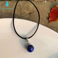 genuine natural lapis pendant necklace gemstone women healing aaaaa high quality jewelry