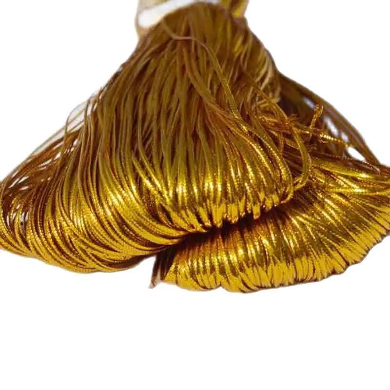 

DIY Handmade Materials Jewelry Accessories Gold Thread Flat Gold Thread Hollow Core For Braided Bracelets S065P