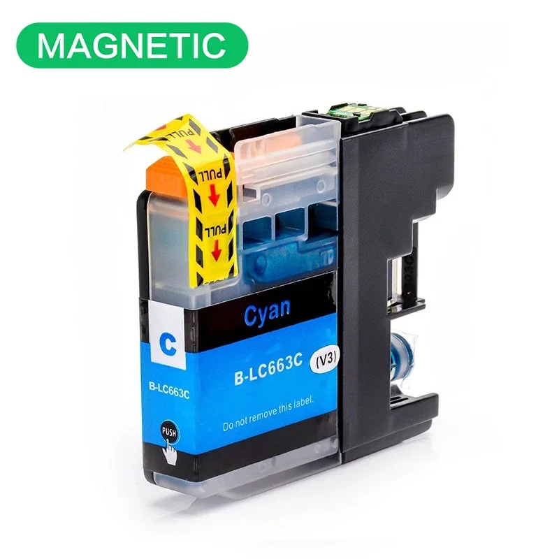 Новинка 4 цвета LC663 BK C M Y Совместимый чернильный картридж с полными чернилами для