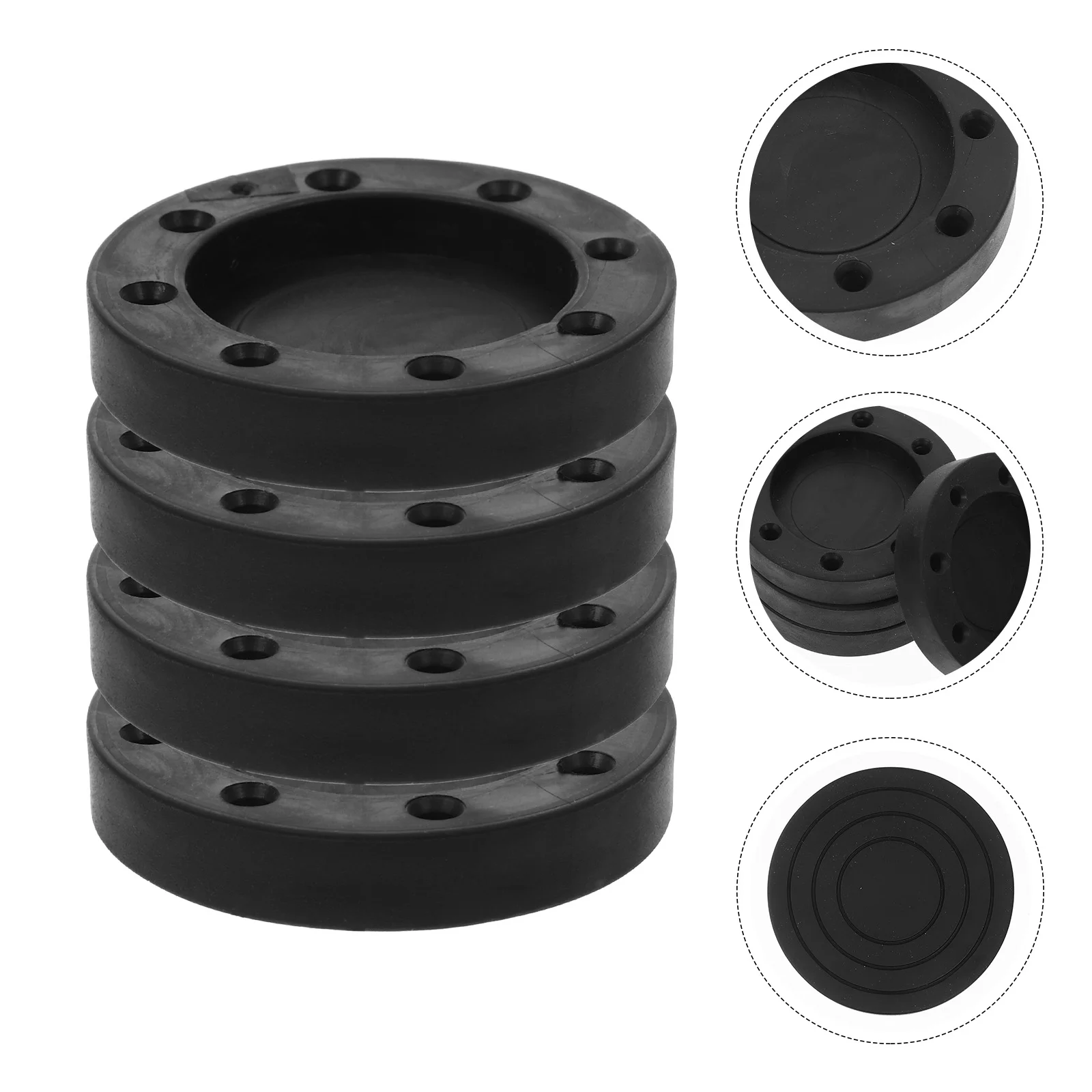 

4 Pcs Foot Cushion Washing Machine Non Skid Feet Washer Anti Vibration Pads Tpe Soft Glue Computer Chair