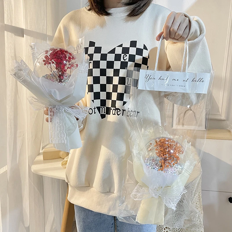

1PC Bobo Ball Tanabata Birthday Gift Rose Bouquet Diy Material Confession Valentine's Day Gift Wedding Decoration