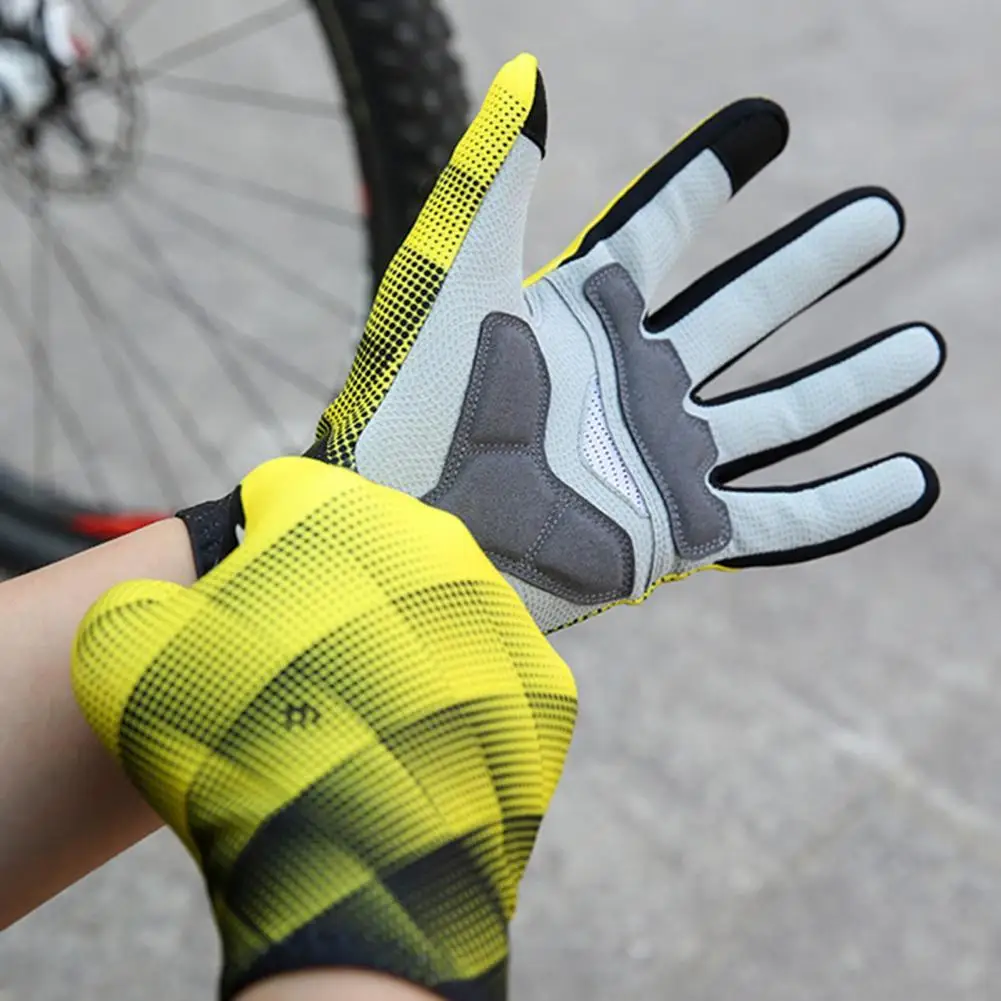

Anti Slip Palm Pad Elastic Shock Absorption Sport Gloves for Men Women