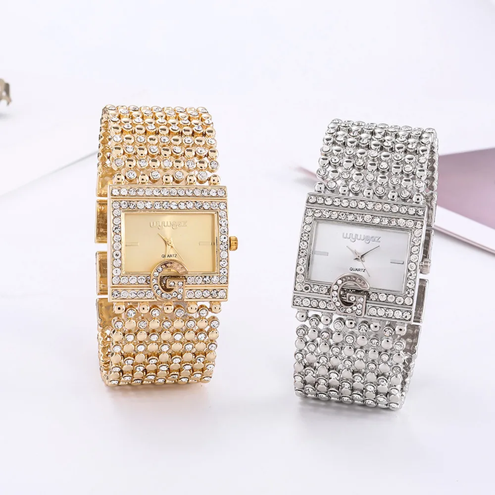

2022 Watches Brand Luxury Casual Women Round Full Diamond Bracelet Watch Analog Quartz Movement Wrist Watch Dropshipping relogio