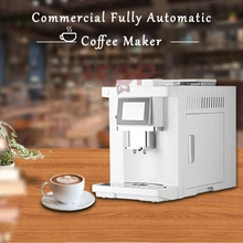 ITOP 원 버튼 완전 자동 커피 머신, 커피 콩 그라인더, 우유 폼 에스프레소 커피 메이커, 카푸치노 라떼, 19 바